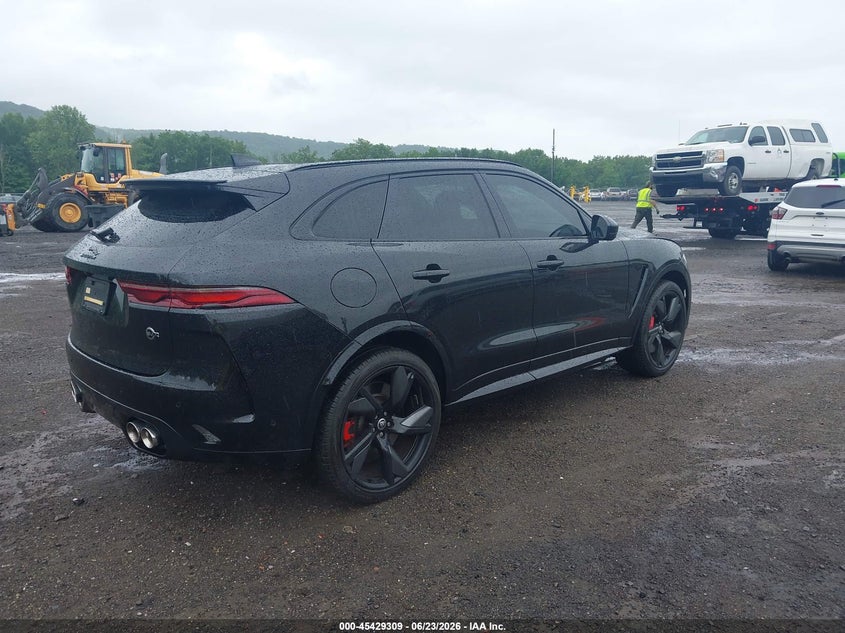 2025 Jaguar F-pace VIN SADCZ2FE5SA750979 IAAI salvage auction — FRONT END, Salvage Title, sold $39,725 on 2026-08-17 (photo 4)
