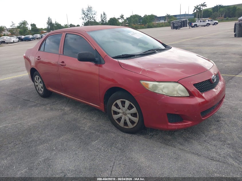 2010 Toyota Corolla VIN JTDBU4EE6A9111626 IAAI salvage auction — MECHANICAL, Clear (Florida), sold $475 on 2026-07-23 (photo 1)