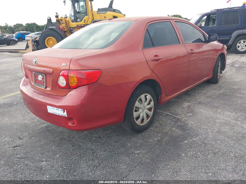 2010 Toyota Corolla VIN JTDBU4EE6A9111626 IAAI salvage auction — MECHANICAL, Clear (Florida), sold $475 on 2026-07-23 (photo 4)