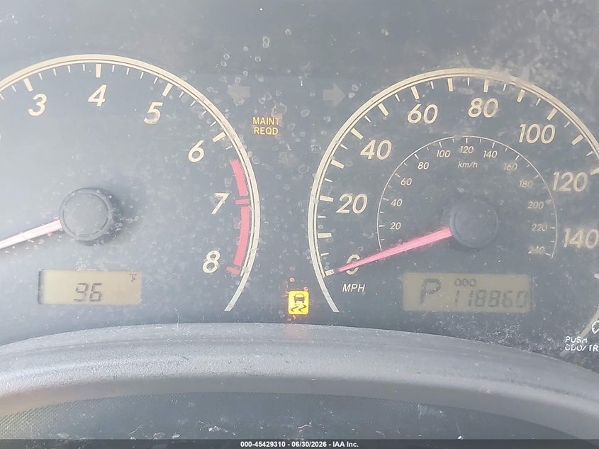 2010 Toyota Corolla VIN JTDBU4EE6A9111626 IAAI salvage auction — MECHANICAL, Clear (Florida), sold $475 on 2026-07-23 (photo 7)