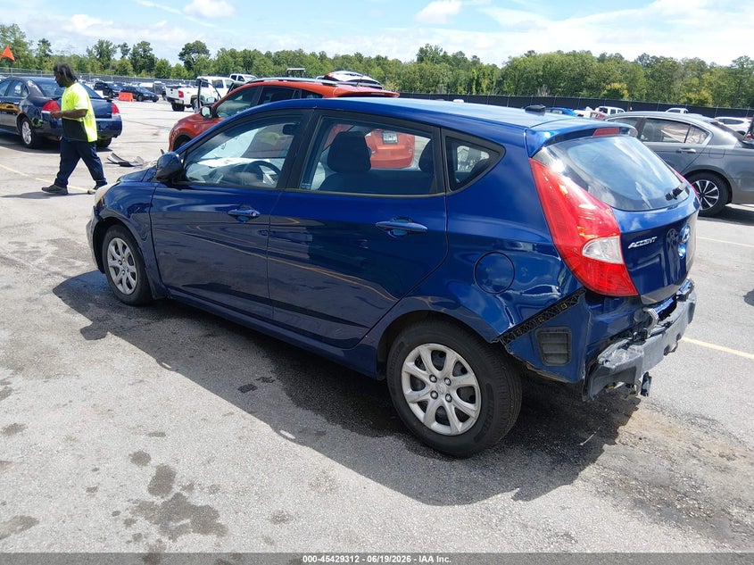 2015 Hyundai Accent VIN KMHCT5AE9FU222691 IAAI salvage auction — FRONT END, Salvage (South Carolina), sold $350 on 2026-07-22 (photo 3)