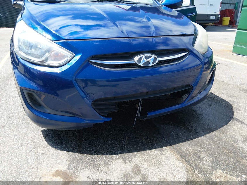 2015 Hyundai Accent VIN KMHCT5AE9FU222691 IAAI salvage auction — FRONT END, Salvage (South Carolina), sold $350 on 2026-07-22 (photo 6)
