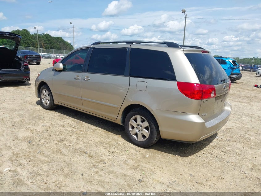 2008 Toyota Sienna VIN 5TDZK22C78S146702 IAAI salvage auction — RIGHT REAR, Salvage (Georgia), sold $3,200 on 2026-07-23 (photo 3)