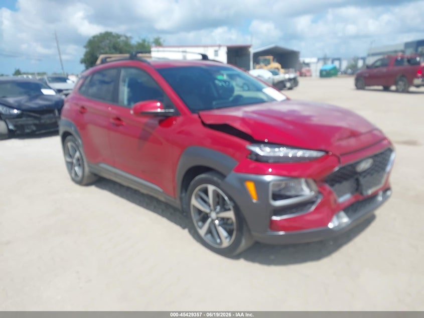 2021 Hyundai Kona VIN KM8K33A50MU620725 IAAI salvage auction — FRONT END, Rebuildable (Florida), sold $3,700 on 2026-07-14 (photo 1)