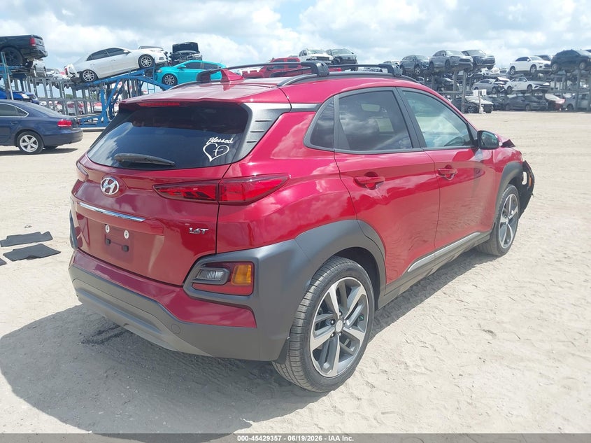 2021 Hyundai Kona VIN KM8K33A50MU620725 IAAI salvage auction — FRONT END, Rebuildable (Florida), sold $3,700 on 2026-07-14 (photo 4)