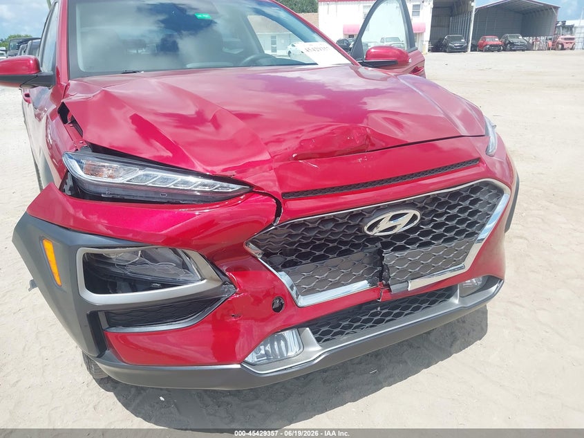 2021 Hyundai Kona VIN KM8K33A50MU620725 IAAI salvage auction — FRONT END, Rebuildable (Florida), sold $3,700 on 2026-07-14 (photo 6)