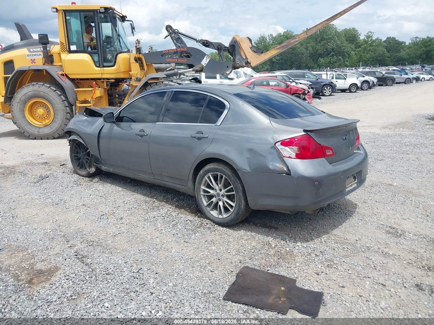 2010 Infiniti G37 VIN JN1CV6AR9AM451455 IAAI salvage auction — FRONT END, Salvage (North Carolina), sold $375 on 2026-07-17 (photo 3)