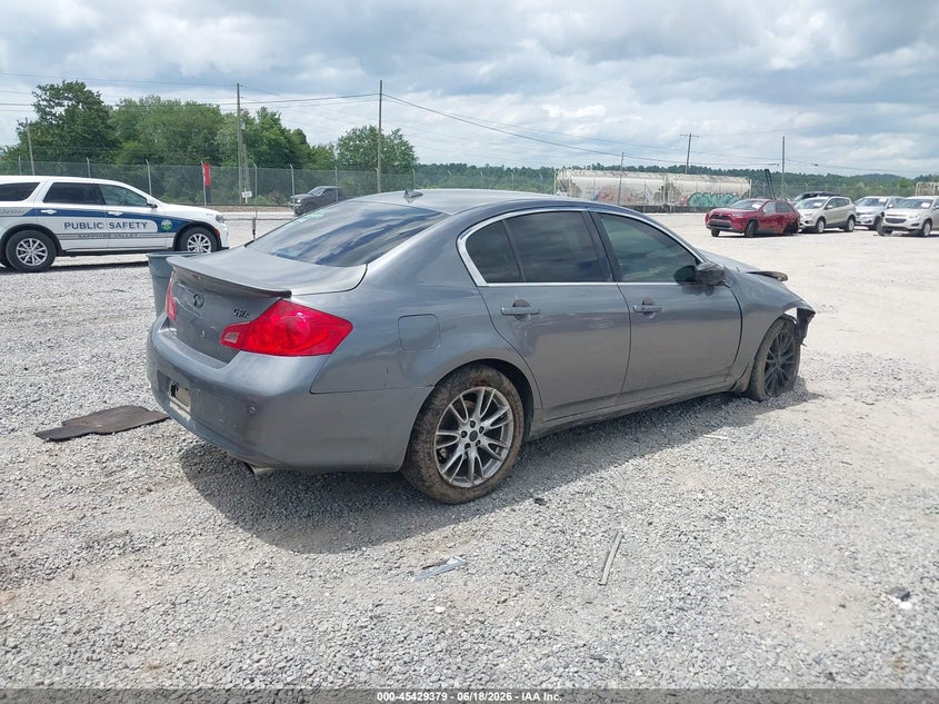 2010 Infiniti G37 VIN JN1CV6AR9AM451455 IAAI salvage auction — FRONT END, Salvage (North Carolina), sold $375 on 2026-07-17 (photo 4)
