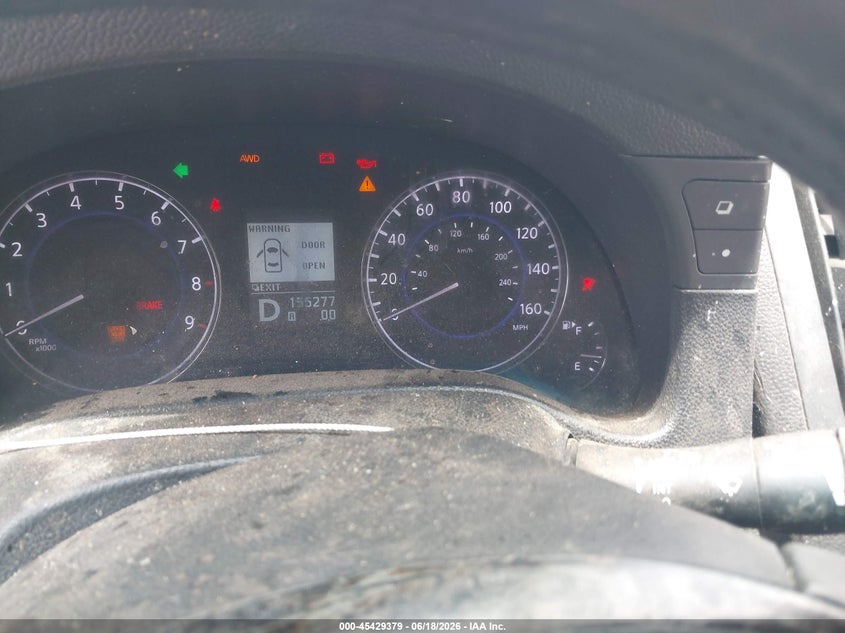 2010 Infiniti G37 VIN JN1CV6AR9AM451455 IAAI salvage auction — FRONT END, Salvage (North Carolina), sold $375 on 2026-07-17 (photo 7)