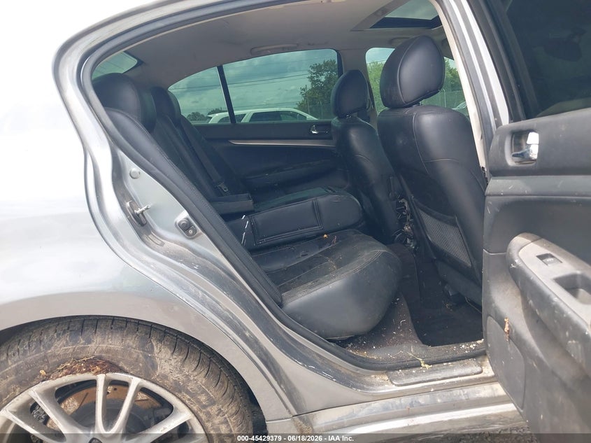 2010 Infiniti G37 VIN JN1CV6AR9AM451455 IAAI salvage auction — FRONT END, Salvage (North Carolina), sold $375 on 2026-07-17 (photo 8)
