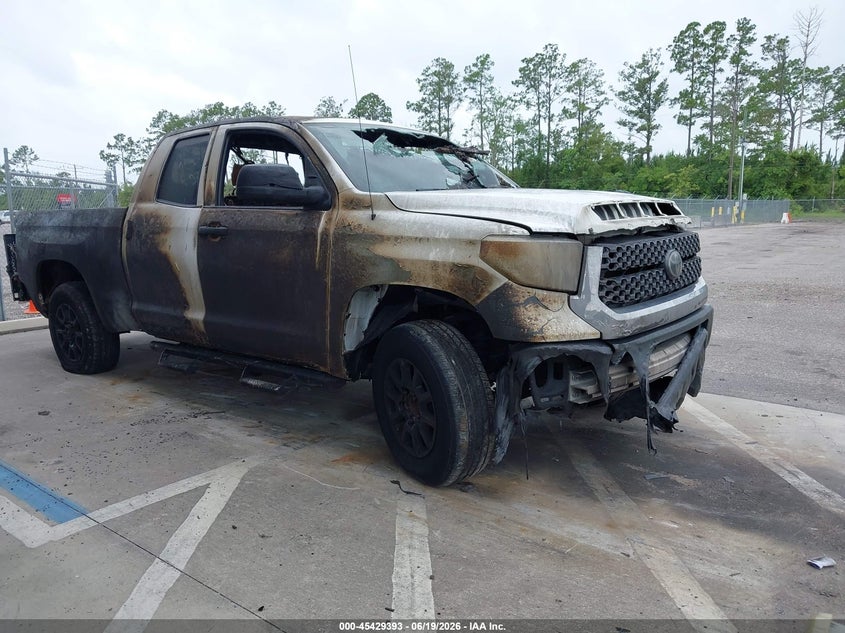 2019 Toyota Tundra VIN 5TFRM5F12KX141767 IAAI salvage auction — INTERIOR BURN, Rebuildable (Florida), sold $3,250 on 2026-07-14 (photo 1)