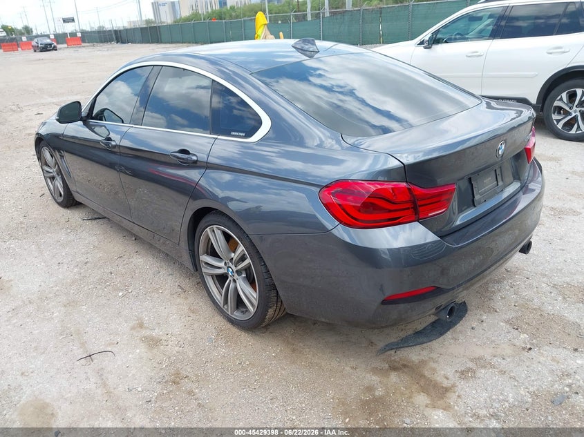 2019 BMW 4er VIN WBA4J5C58KBM65777 IAAI salvage auction — RIGHT SIDE, Wait Title, sold $8,975 on 2026-08-31 (photo 3)