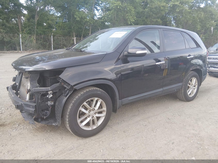 2014 Kia Sorento VIN 5XYKT3A63EG513409 IAAI salvage auction — FRONT END, Salvage (Rhode Island), sold $925 on 2026-07-28 (photo 2)