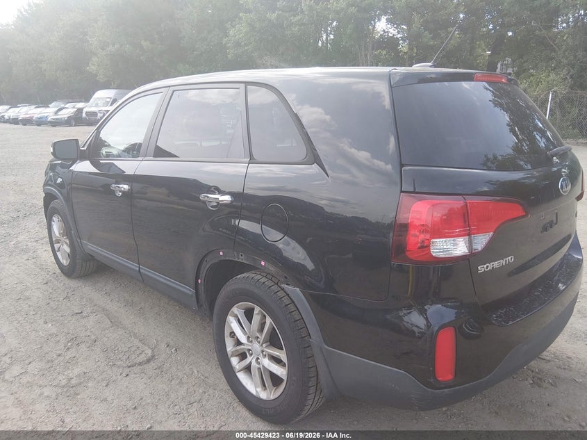 2014 Kia Sorento VIN 5XYKT3A63EG513409 IAAI salvage auction — FRONT END, Salvage (Rhode Island), sold $925 on 2026-07-28 (photo 3)