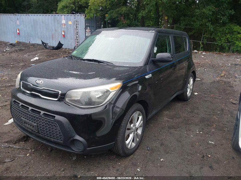 2015 Kia Soul VIN KNDJP3A58F7196975 IAAI salvage auction — REAR END, Mv-907A (New York), sold $525 on 2026-07-07 (photo 2)