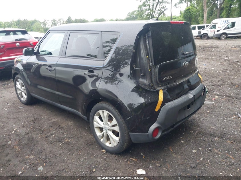 2015 Kia Soul VIN KNDJP3A58F7196975 IAAI salvage auction — REAR END, Mv-907A (New York), sold $525 on 2026-07-07 (photo 3)