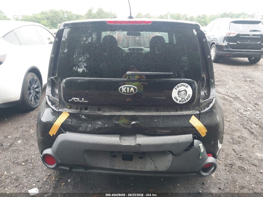 2015 Kia Soul VIN KNDJP3A58F7196975 IAAI salvage auction — REAR END, Mv-907A (New York), sold $525 on 2026-07-07 (photo 6)