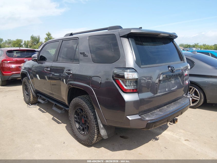 2021 Toyota 4runner VIN JTERU5JR7M5857121 IAAI salvage auction — HAIL, Salvage (Ohio), sold $20,500 on 2026-07-21 (photo 3)