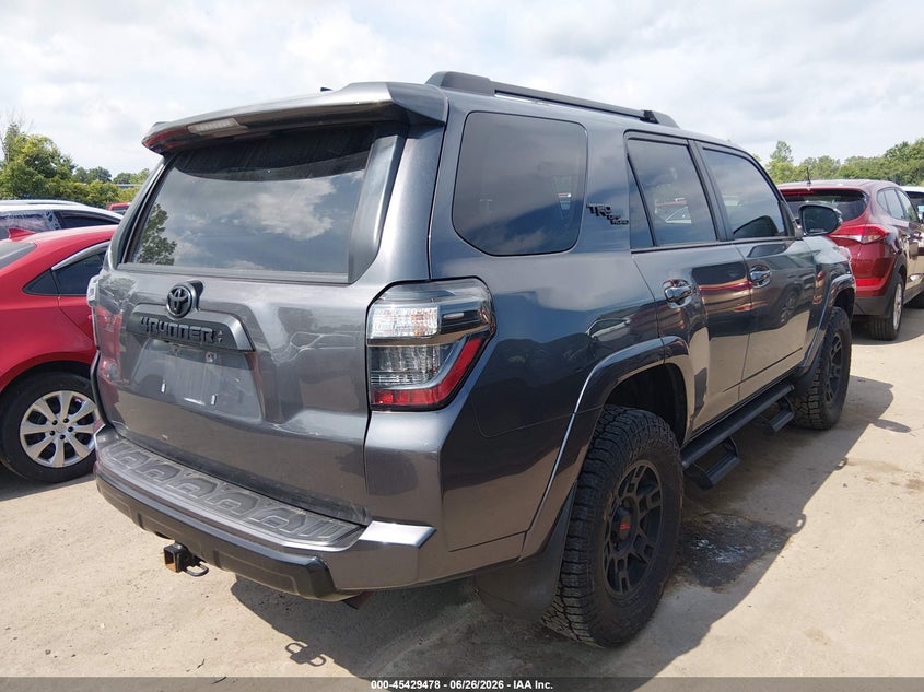 2021 Toyota 4runner VIN JTERU5JR7M5857121 IAAI salvage auction — HAIL, Salvage (Ohio), sold $20,500 on 2026-07-21 (photo 4)