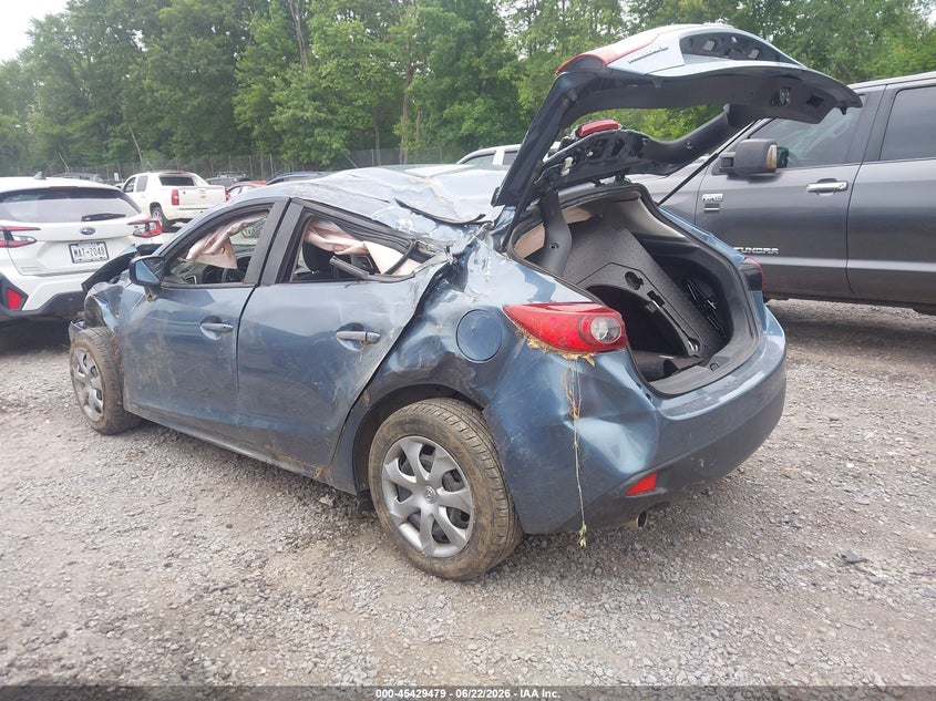 2016 Mazda 3 VIN JM1BM1J74G1325575 IAAI salvage auction — ROLLOVER, Mv-907A (New York), sold $375 on 2026-07-07 (photo 3)