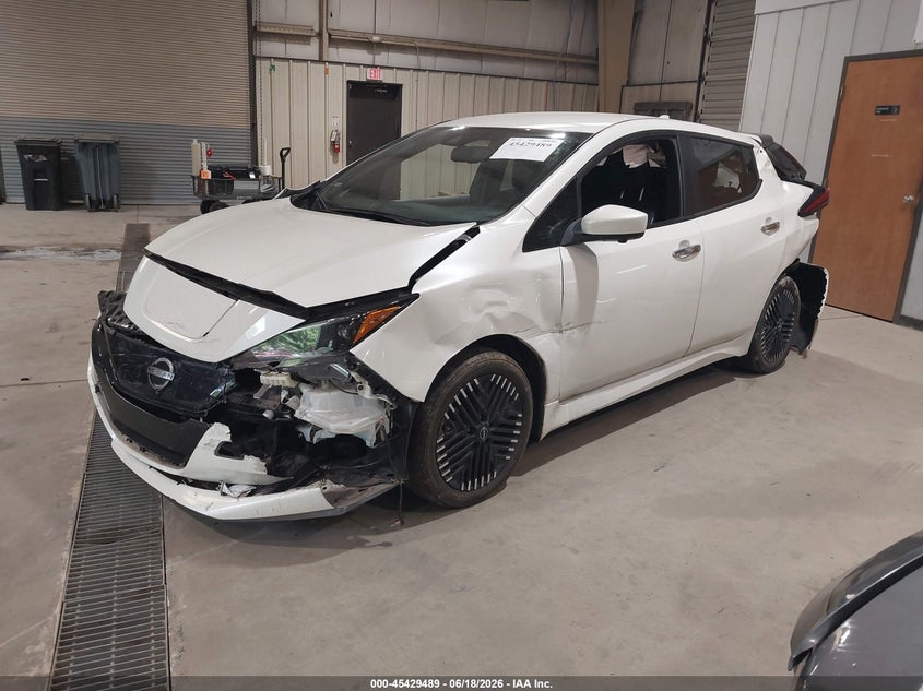 2023 Nissan Leaf VIN 1N4CZ1CV1PC560592 IAAI salvage auction — FRONT END, Salvage Title, sold $25 on 2026-07-29 (photo 2)