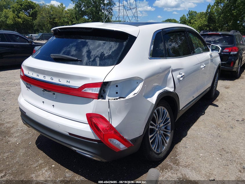 2018 Lincoln Mkx VIN 2LMPJ6LR9JBL38800 IAAI salvage auction — RIGHT REAR, Clear (Indiana), sold $3,050 on 2026-07-19 (photo 4)
