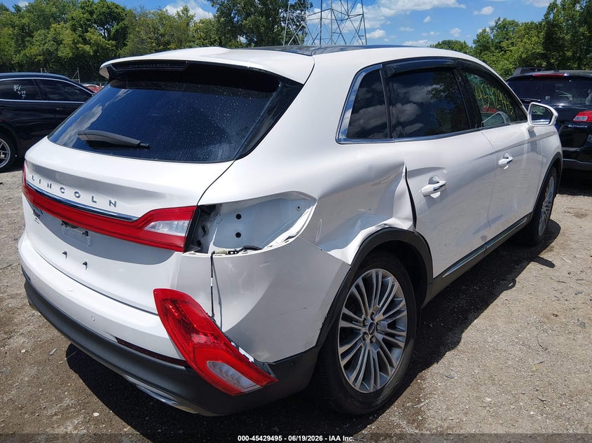 2018 Lincoln Mkx VIN 2LMPJ6LR9JBL38800 IAAI salvage auction — RIGHT REAR, Clear (Indiana), sold $3,050 on 2026-07-19 (photo 6)