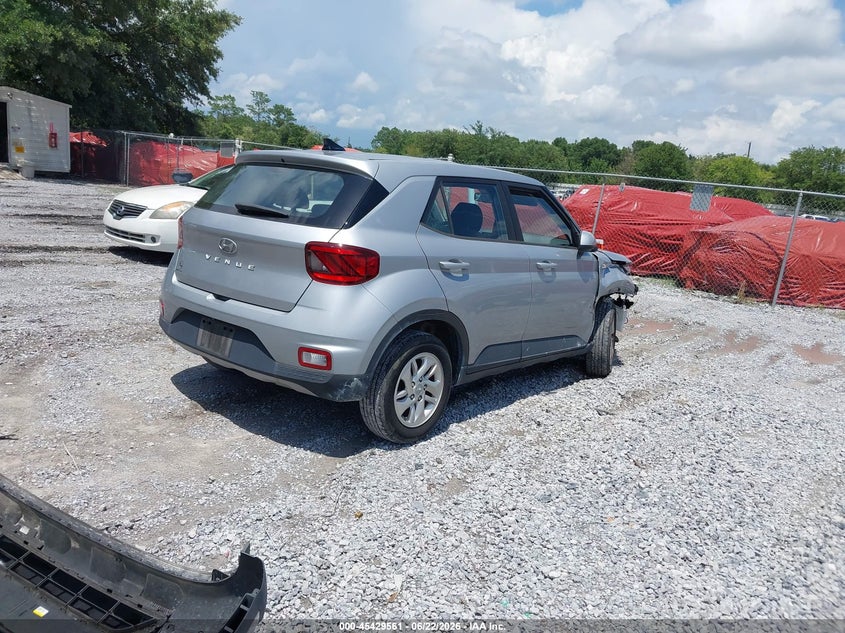 2022 Hyundai Venue VIN KMHRB8A3XNU153893 IAAI salvage auction — FRONT END, Certificate Of Destruction (Florida), sold $2,600 on 2026-07-16 (photo 4)