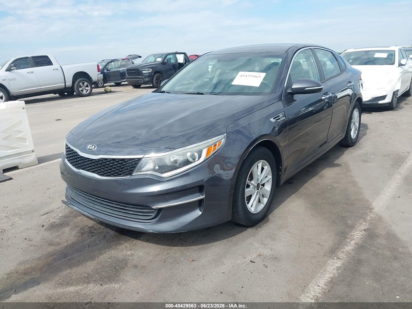 2017 Kia Optima VIN 5XXGT4L31HG169926 IAAI salvage auction — LEFT REAR, Salvage (South Carolina), sold $1,250 on 2026-07-22 (photo 2)