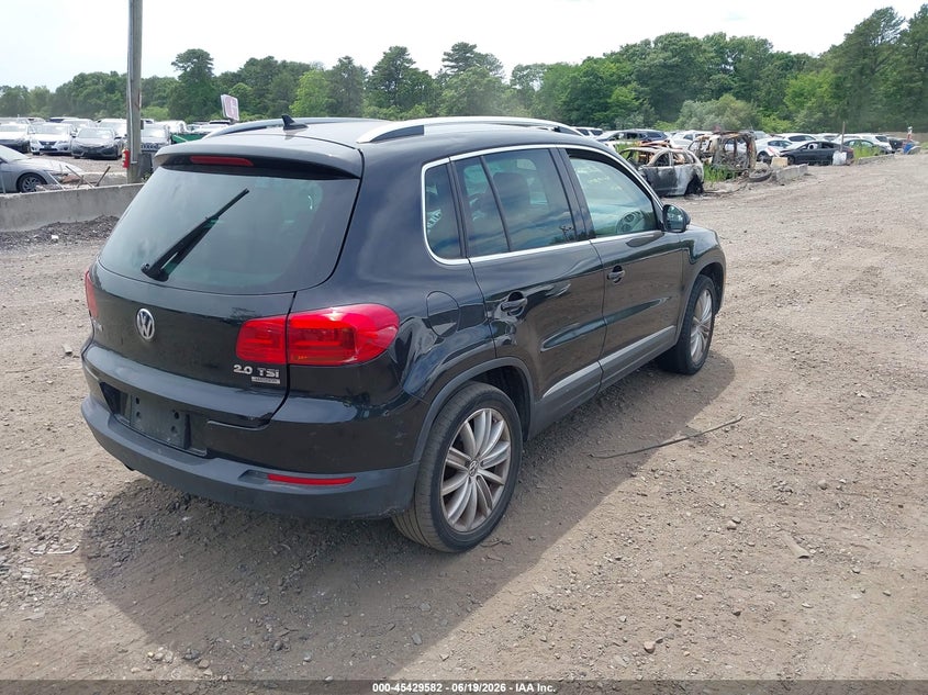 2012 Volkswagen Tiguan VIN WVGBV7AX5CW539595 IAAI salvage auction — NORMAL WEAR, Clear (New York), sold $450 on 2026-07-14 (photo 4)