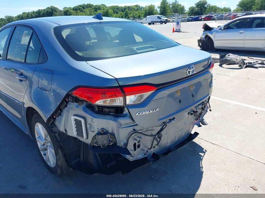 2025 Toyota Corolla VIN JTDBCMFEXSJ037726 IAAI salvage auction — REAR END, Salvage (Indiana), sold $7,600 on 2026-07-24 (photo 6)