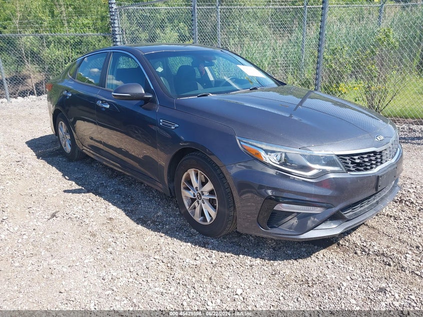 2019 Kia Optima VIN 5XXGT4L33KG277813 IAAI salvage auction — NORMAL WEAR, Clear (Illinois), sold $875 on 2026-07-29 (photo 1)