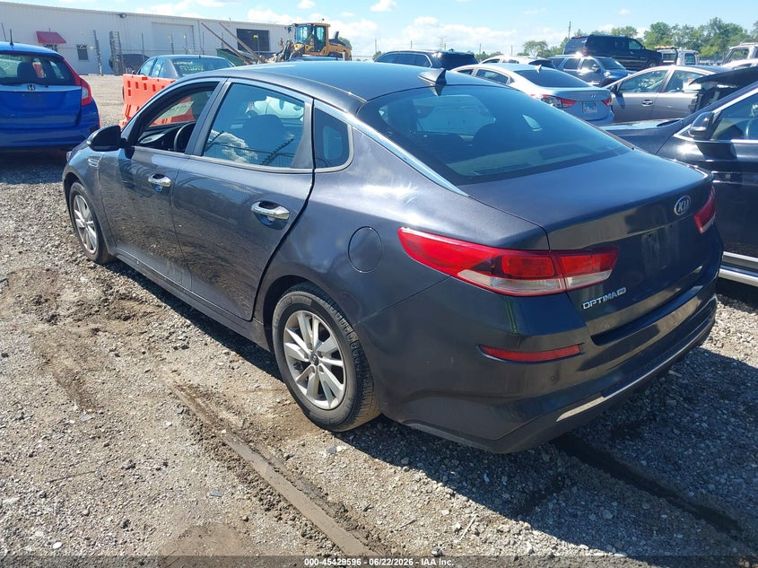 2019 Kia Optima VIN 5XXGT4L33KG277813 IAAI salvage auction — NORMAL WEAR, Clear (Illinois), sold $875 on 2026-07-29 (photo 3)