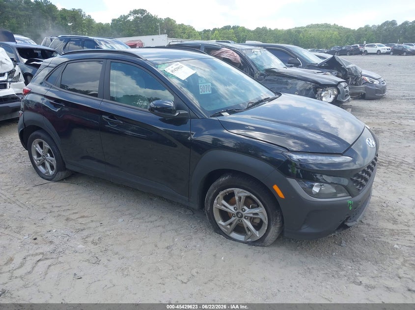 2022 Hyundai Kona VIN KM8K62AB5NU798865 IAAI salvage auction — FRONT END, Salvage (Georgia), sold $4,000 on 2026-07-28 (photo 1)