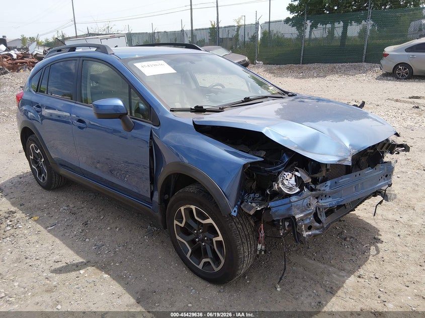 2016 Subaru Xv VIN JF2GPABC9G8297340 IAAI salvage auction — FRONT END, Salvage (Pennsylvania), sold $2,200 on 2026-07-17 (photo 1)