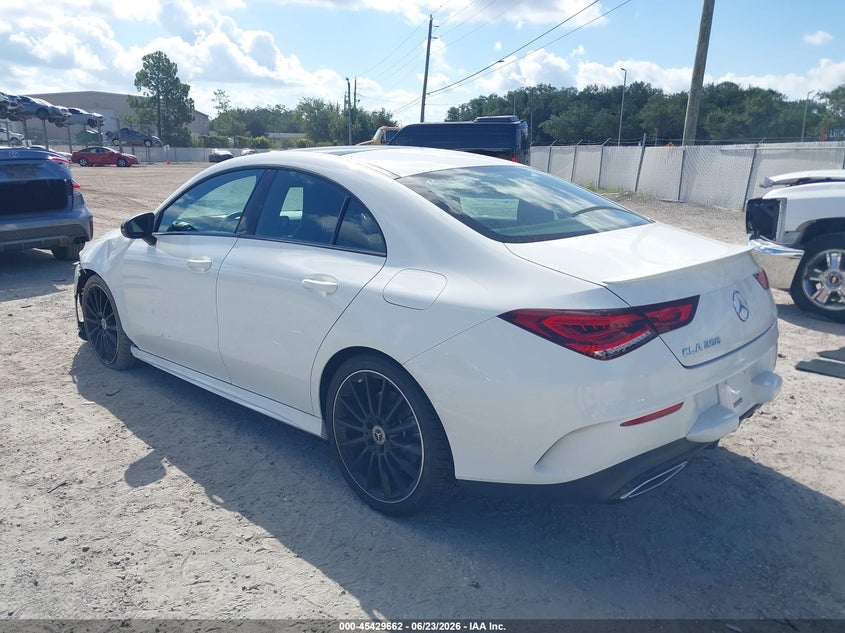 2020 Mercedes-benz Cla-klasse VIN WDD5J4GBXLN023476 IAAI salvage auction — FRONT END, Salvage Title, sold $12,200 on 2026-08-06 (photo 3)