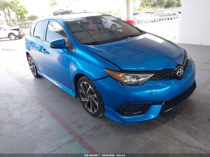 2017 Toyota Corolla VIN JTNKARJE1HJ530158 IAAI salvage auction — FRONT & REAR, Salvage Title, sold $3,325 on 2026-07-29 (photo 1)