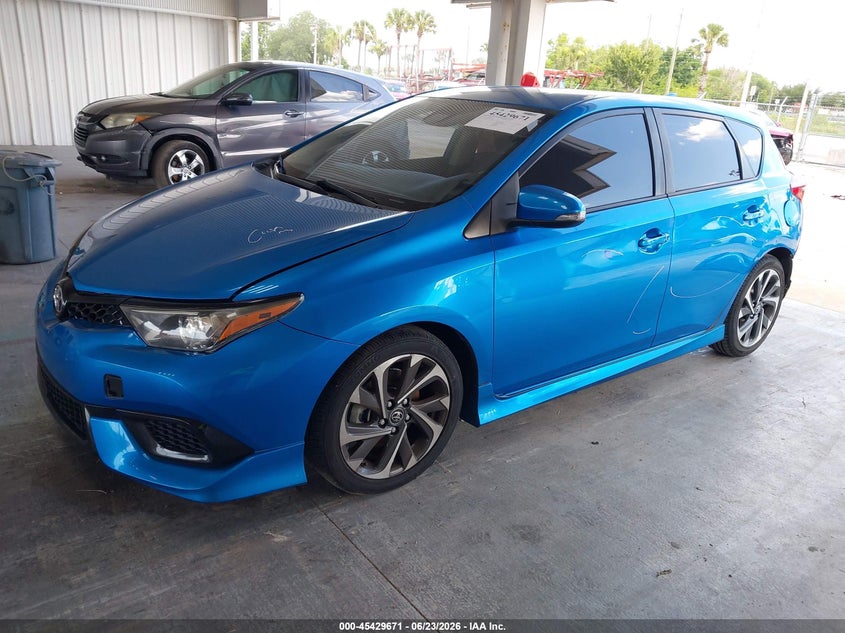 2017 Toyota Corolla VIN JTNKARJE1HJ530158 IAAI salvage auction — FRONT & REAR, Salvage Title, sold $3,325 on 2026-07-29 (photo 2)