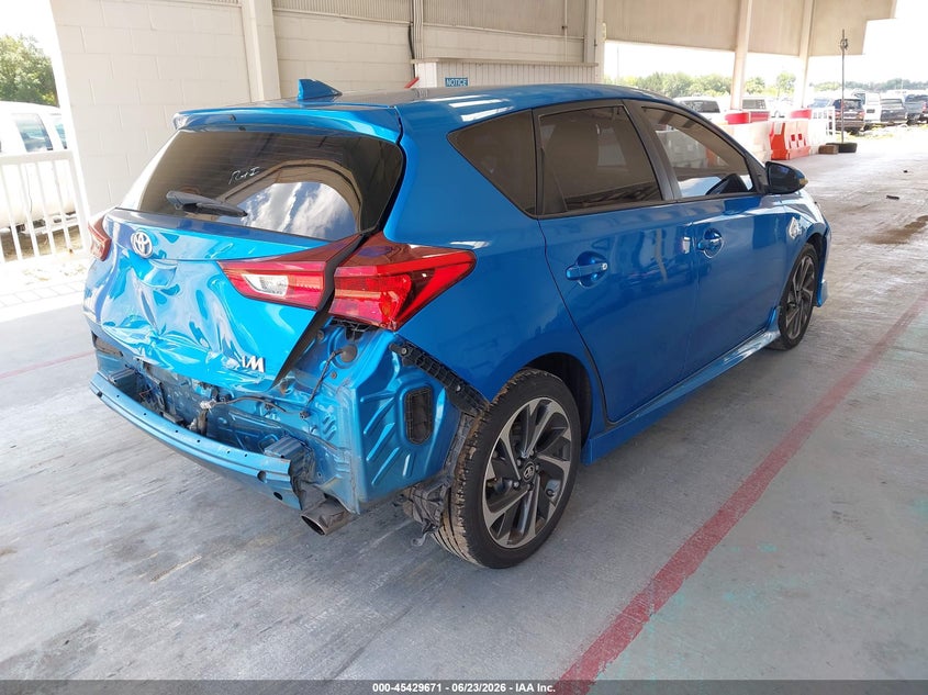 2017 Toyota Corolla VIN JTNKARJE1HJ530158 IAAI salvage auction — FRONT & REAR, Salvage Title, sold $3,325 on 2026-07-29 (photo 4)