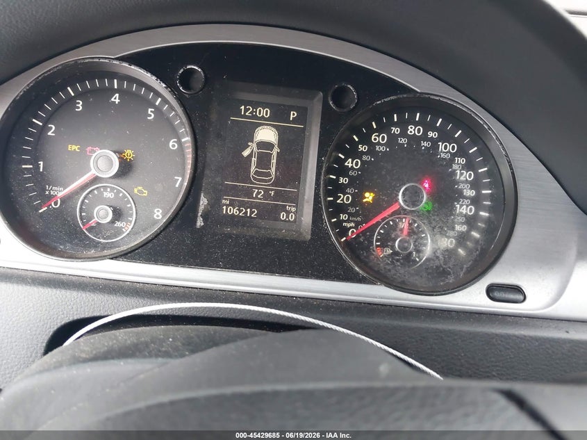 2015 Volkswagen Passat cc VIN WVWBP7AN0FE813292 IAAI salvage auction — FRONT END, Clear (Florida), sold $300 on 2026-07-07 (photo 7)