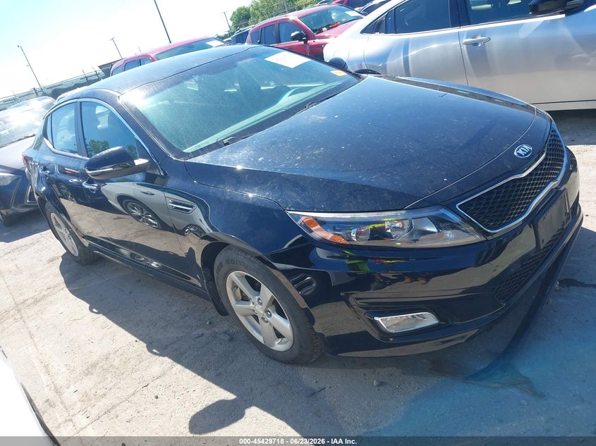2015 Kia Optima VIN 5XXGM4A77FG416477 IAAI salvage auction — FRONT END, Salvage (Ohio), sold $650 on 2026-07-28 (photo 1)