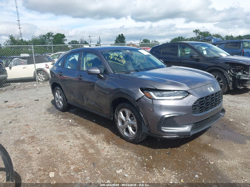 2025 Honda Hr-v VIN 3CZRZ2H36SM779356 IAAI salvage auction — RIGHT SIDE, Salvage Title, sold $7,600 on 2026-07-28 (photo 1)