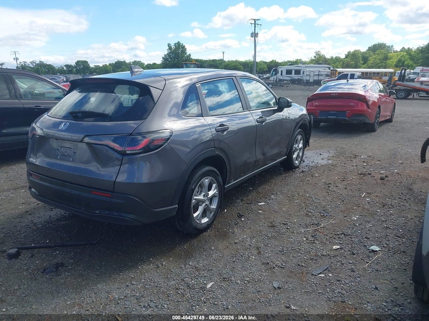 2025 Honda Hr-v VIN 3CZRZ2H36SM779356 IAAI salvage auction — RIGHT SIDE, Salvage Title, sold $7,600 on 2026-07-28 (photo 4)