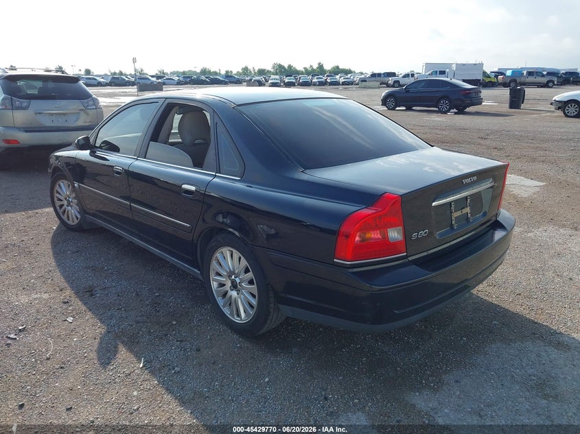 2004 Volvo S80 VIN YV1TS92D641357141 IAAI salvage auction — RIGHT FRONT, Salvage (Texas), sold $300 on 2026-07-22 (photo 3)