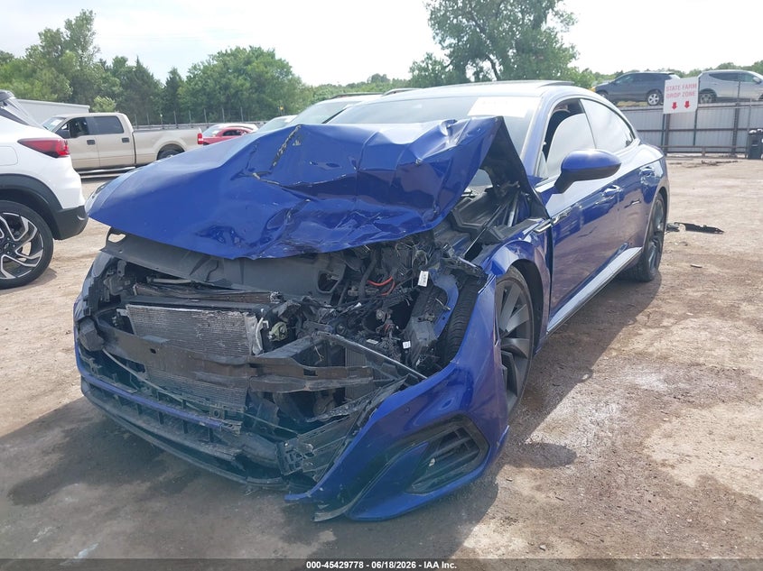 2022 Volkswagen Arteon VIN WVWAR7AN6NE009907 IAAI salvage auction — FRONT END, Salvage Title, sold $5,500 on 2026-08-14 (photo 2)