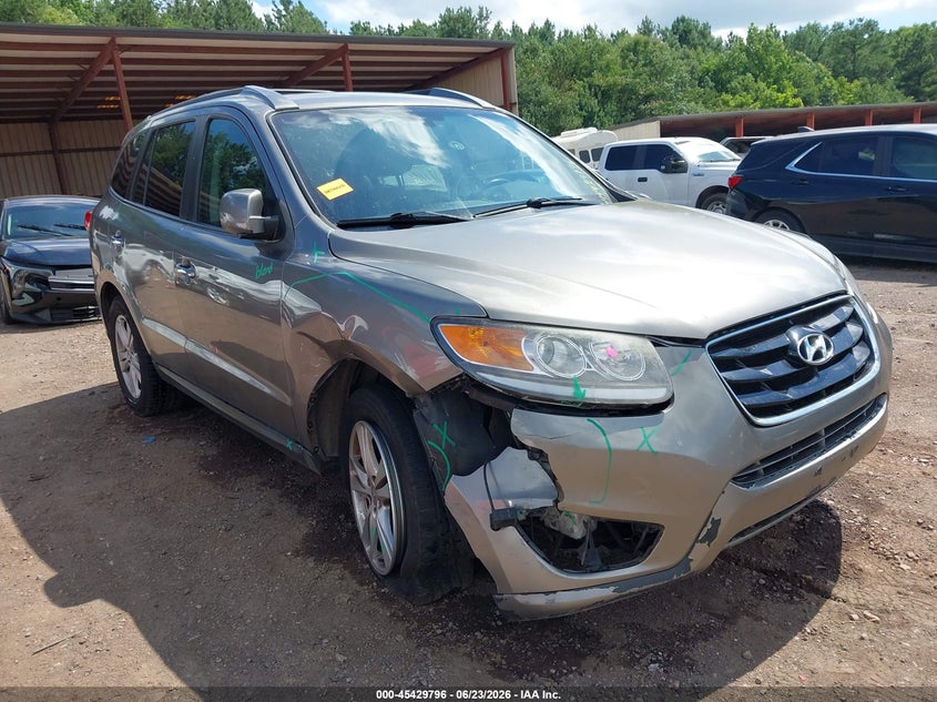 2012 Hyundai Santa fe VIN 5XYZK4AG3CG155175 IAAI salvage auction — RIGHT FRONT, Salvage (Alabama), sold $950 on 2026-07-08 (photo 6)
