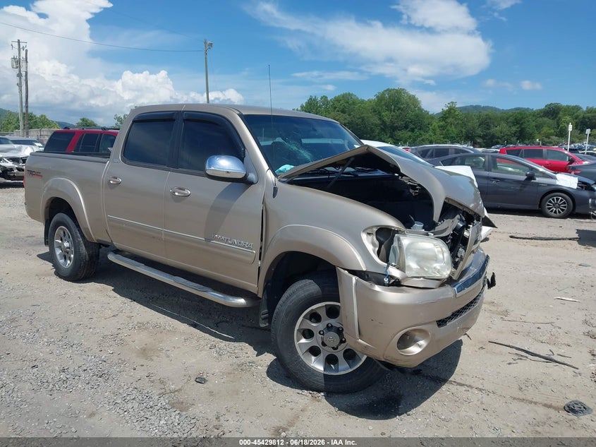2006 Toyota Tundra VIN 5TBDT44156S520681 IAAI salvage auction — LEFT FRONT, Salvage (North Carolina), sold $1,600 on 2026-07-10 (photo 1)