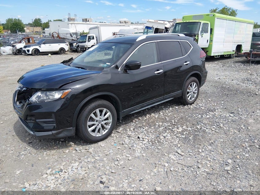 2019 Nissan Rogue VIN KNMAT2MV5KP524297 IAAI salvage auction — FRONT END, Salvage Title, sold $2,400 on 2026-08-01 (photo 2)