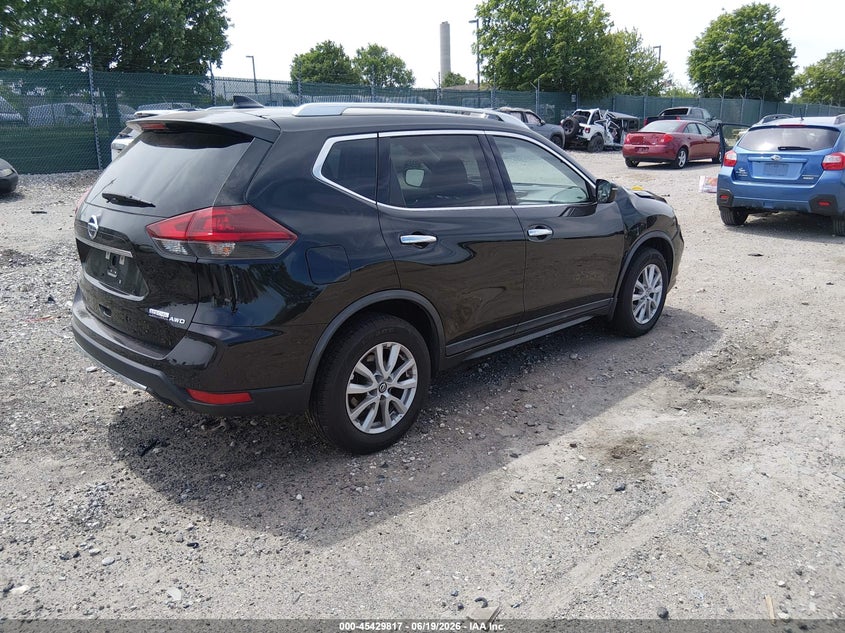 2019 Nissan Rogue VIN KNMAT2MV5KP524297 IAAI salvage auction — FRONT END, Salvage Title, sold $2,400 on 2026-08-01 (photo 4)