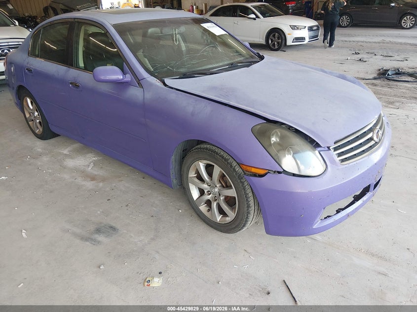 2005 Infiniti G35 VIN JNKCV51E65M207819 IAAI salvage auction — NORMAL WEAR, Clear (Tennessee), sold $300 on 2026-07-13 (photo 1)